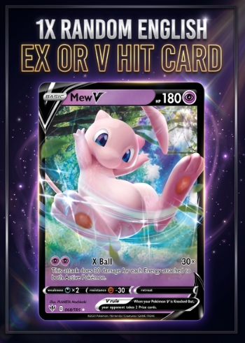 1 x Random English - EX OR V Hit Card
